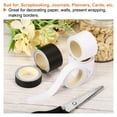 thumbnail image 5 of Uxcell 15mm 10ft Washi Tapes Masking Sticker DIY Art Craft Wrapping Scrapbook Black White 10 Roll, 5 of 5