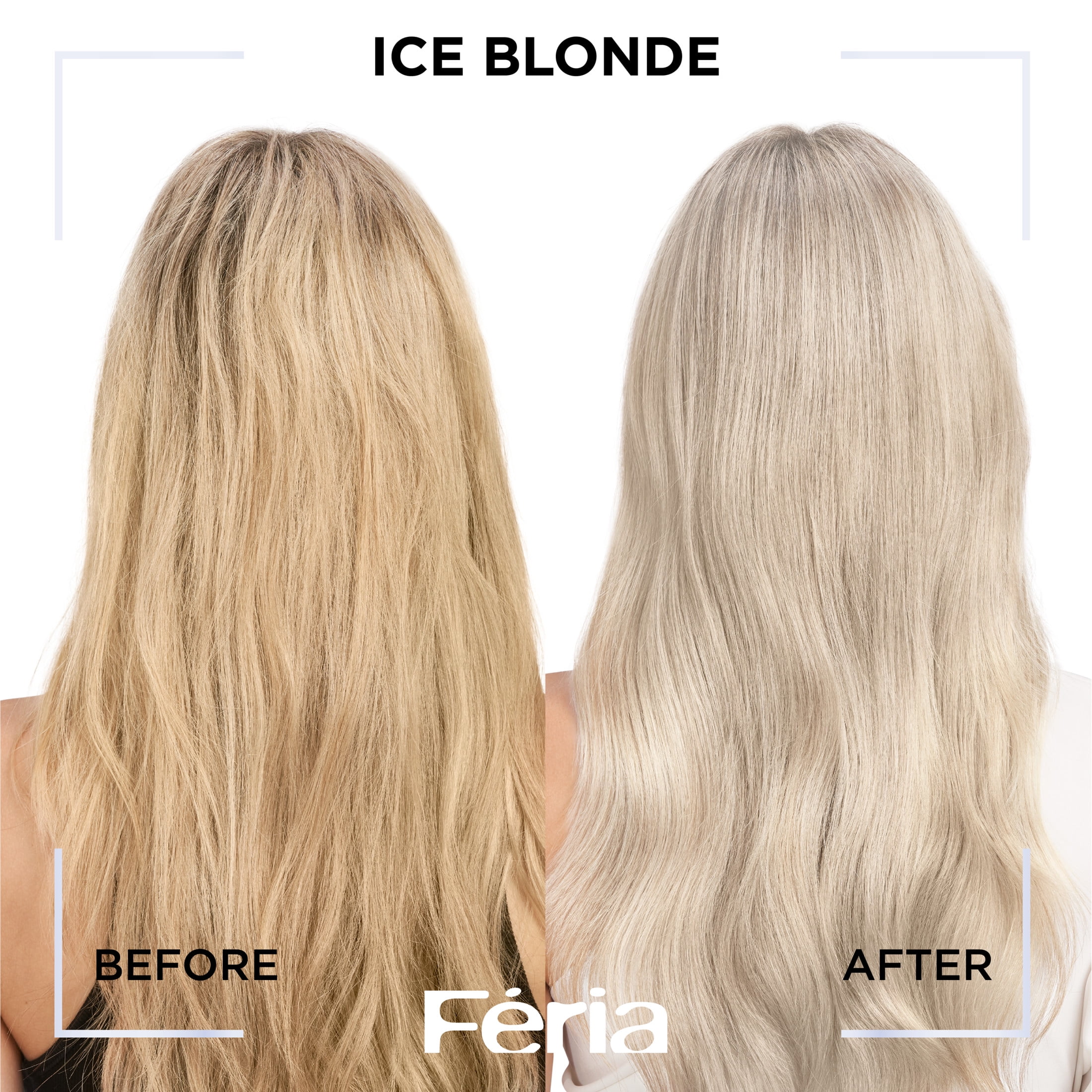 L'Oreal Paris Feria Toner, Anti-Brass Ice Blonde (Ash Blonde), 1 Kit
