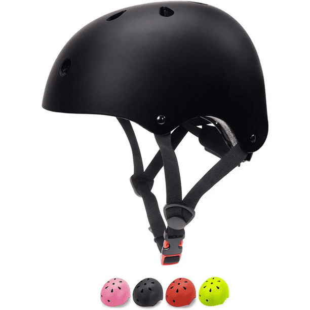 Casco De Bicicleta Para Ninos 3 a 8 Anos Negro Malubero Malu1720 Walmart en linea