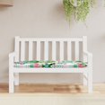 thumbnail image 1 of vidaXL Garden Bench Cushion Multicolour 120x50x7 cm Fabric, 1 of 1