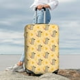 thumbnail image 7 of Goofa mouse and cheese Pattern Luggage Covers For Suitcase,Suitcase Cover Protector Fit 18-32 Inch Luggage-X-Large, 7 of 7