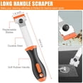 thumbnail image 3 of Januofit 4 Pack Razor Blade Scraper, Premium Cleaning Scraper Tool with 50 PCS Metal & Plastic Razor Blades, Multi-Purpose Glass Scraper for Windows, Sticker, Decals, Cooktop, Paint Removal (Orange), 3 of 8