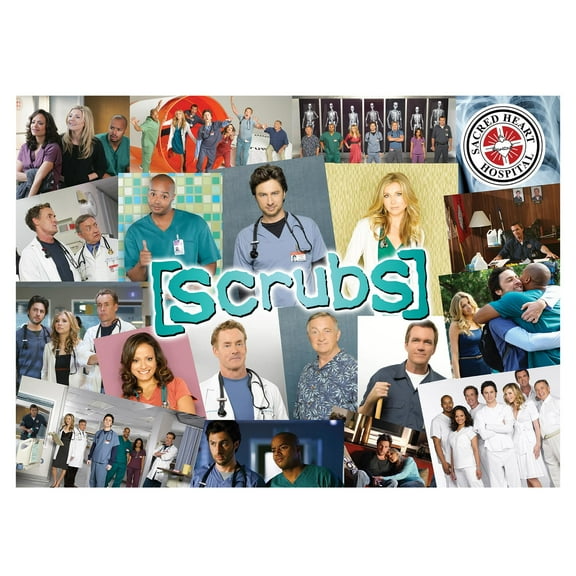 Scrubs Cast Collage 1000 Piece Jigsaw Puzzle