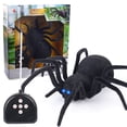 thumbnail image 2 of Juguete de araña de simulación de control remoto, Araña de simulación de control remoto Decoración de fiesta de Navidad de Halloween Juguete de araña de simulación Diseño elevado, 2 of 9