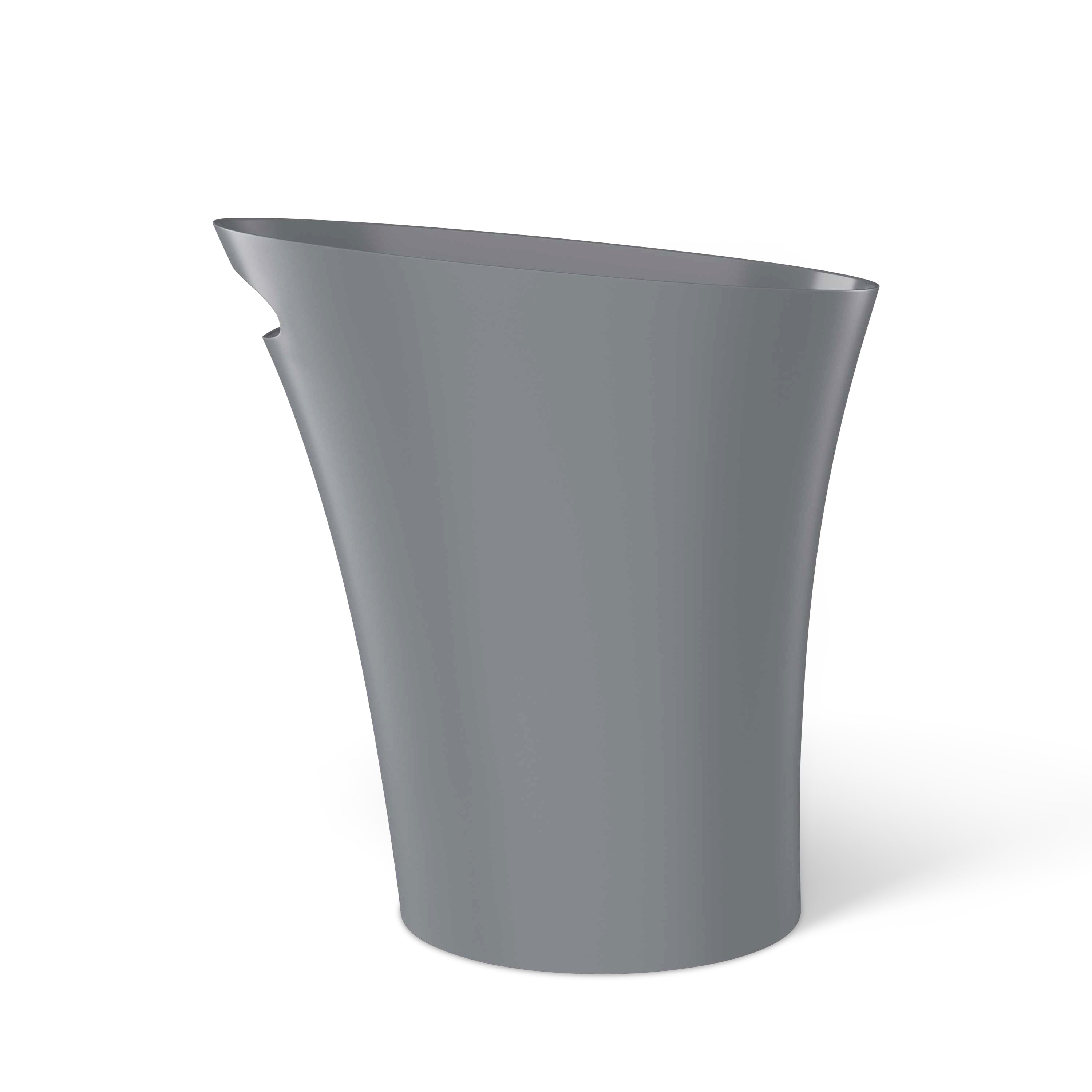 Umbra Skinny Trash Can Sleek & Stylish Bathroom Trash Can, Small