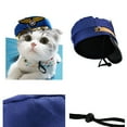 thumbnail image 4 of CIYISON Cosplay Captain Halloween Mischievous Dog Costume Hat Cute Festival Animal Hat, 4 of 15