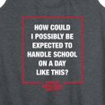 thumbnail image 3 of Ferris Bueller's Day Off - How Could I Possibly - Women's Racerback Tank Top, 3 of 5
