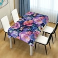 thumbnail image 4 of Yayeee Tablecloths 60" x 108" Rectangle Wrinkle Resistant Party Table Cover, Colorful Art Flowers, 4 of 8