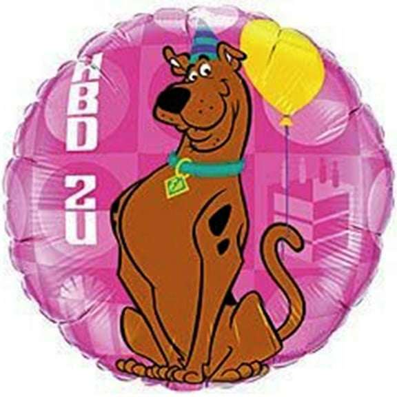 Scoobydoo Pink Balloon 18"( 1 ct )