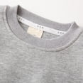 thumbnail image 3 of LYMAYTER Kids Boys Crewneck Sweatshirt Toddler Long Sleeves Casual Sweatsuit Baby Solid Color Pullover Sweater for 2-8 Years, 3 of 8