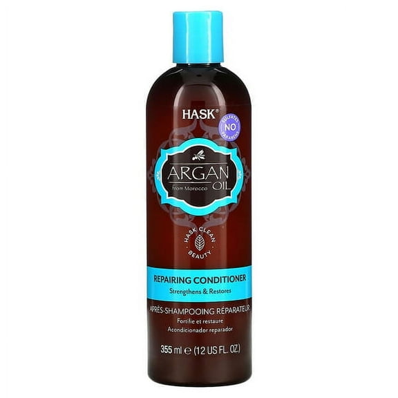 Hask Beauty, Argan Oil from Morocco, Repairing Conditioner, 12 fl oz Pack of 3