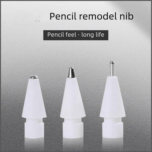 Adecuado para la punta del lápiz transparente Apple Pencil, punta del lápiz transformador, película de papel de segunda generación, punta de lápiz de repuesto resistente al desgaste
