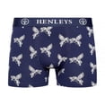 thumbnail image 3 of Henleys Mens Lionwing Designs Assortis Boxer Shorts (Pack de 3), 3 of 5