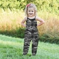 thumbnail image 3 of BONIXOOM Kids Sets Clothing Clearance Kid Toddler Girl Clothes Fashion Spring Crew Neck Pull-On Printed Sleeveless Jumpsuit Gray 90, 3 of 5