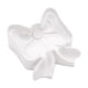 thumbnail image 2 of Escurridor para platos de jabón | Bandeja de jabones de plástico Bowknot Design – Rosa, Blanca | Organizador de baño para drenaje de agua | 15x13,5x6cm | Previene la acumulación, soporte decorativo, 2 of 7