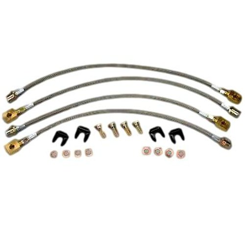 C5 Corvette Stainless Brake Line Kit Fits All 97 through 04 Corvettes