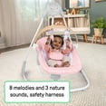 thumbnail image 5 of Ingenuity SimpleComfort Compact Baby Swing with Rotating Toy Bar, 6 Speeds, for Ages 0-9 Months, USB Powered, Pink, 5 of 17