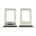 thumbnail image 1 of Plateau de Carte Sim Double de Remplacement Compatible pour iPhone 15 / 15 Plus (Jaune), 1 of 5