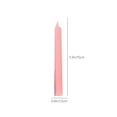 thumbnail image 3 of Nkmbld 10PC Taper Candles for Home Decoration, Multi Colour Long Pole Wax Emergency General Lighting Candles Wedding Banquet Party Decoration Candles, Pink, 3 of 8