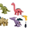 thumbnail image 2 of Juguetes de dinosaurios desmontables para niños, juego de juguetes de dinosaurios DIY con destornillador, niños 7 PCS, 2 of 7
