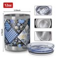 thumbnail image 3 of 12oz Tumblers Pioneer Flower Vacuum Insulated Stainless Steel Travel Tumbler Cups Mug with Lid and Straw for Beer,Coffee,Beverages with Cleaning Brush for Cold & Hot Drinks, 3 of 5