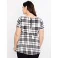 thumbnail image 2 of Motherhood Maternity Women's Textured Peplum Maternity Top, 2 of 14