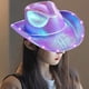 thumbnail image 4 of Fiudx Sombrero de Vaquero Colorido, Accesorio de Fiesta con Luz Led, Diseño de Lentejuelas Brillantes, Ajuste Suave y Cómodo, Ideal para Festivales, Eventos de Halloween, Presentaciones En El Escenar, 4 of 6