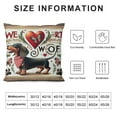 thumbnail image 5 of Dag Home Pet Throw Pillow Covers, A Deserves A Good Bone Pillows Cushion Case for Sofa Couch, 5 of 5