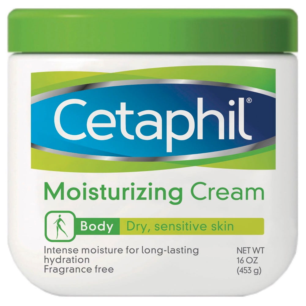 Alfabet ophavsret kassette Cetaphil Moisturizing Cream, Hydrating Moisturizer For Dry To Very Dry,  Sensitive Skin, Fragrance Free, Non-Greasy, Dermatologist Recommended, 16  Oz. - Walmart.com