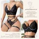 thumbnail image 4 of Conjunto De Lencería De Encaje Para Mujer, 4 of 8