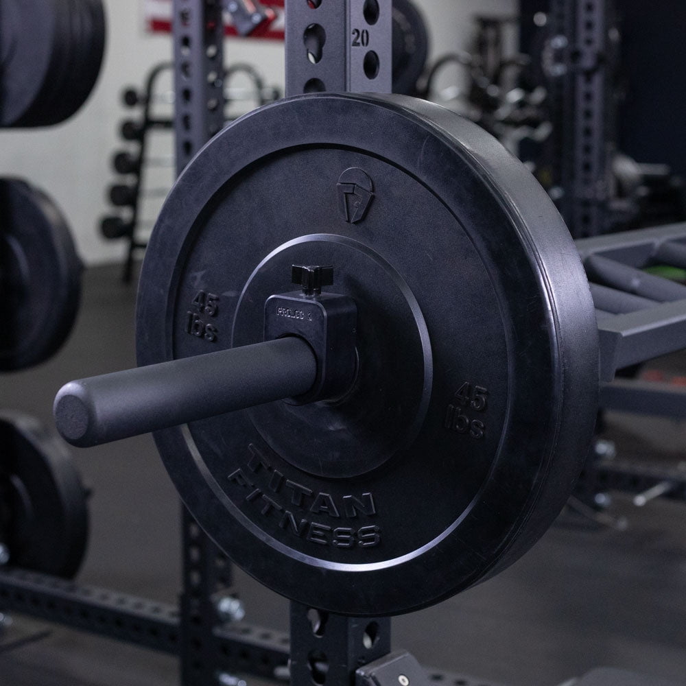 Titan Fitness Hybrid Multi-Grip Olympic Barbell V3, Rated 1,900 LB, Rackable Swiss/Football Bar
