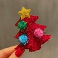 thumbnail image 3 of Tnobhg Cute Glitter New Year Christmas Brooch Snowman Santa Claus Christmas Tree Star Shape Pin Clothing Scarf Badge Outfit Accessories, 3 of 8