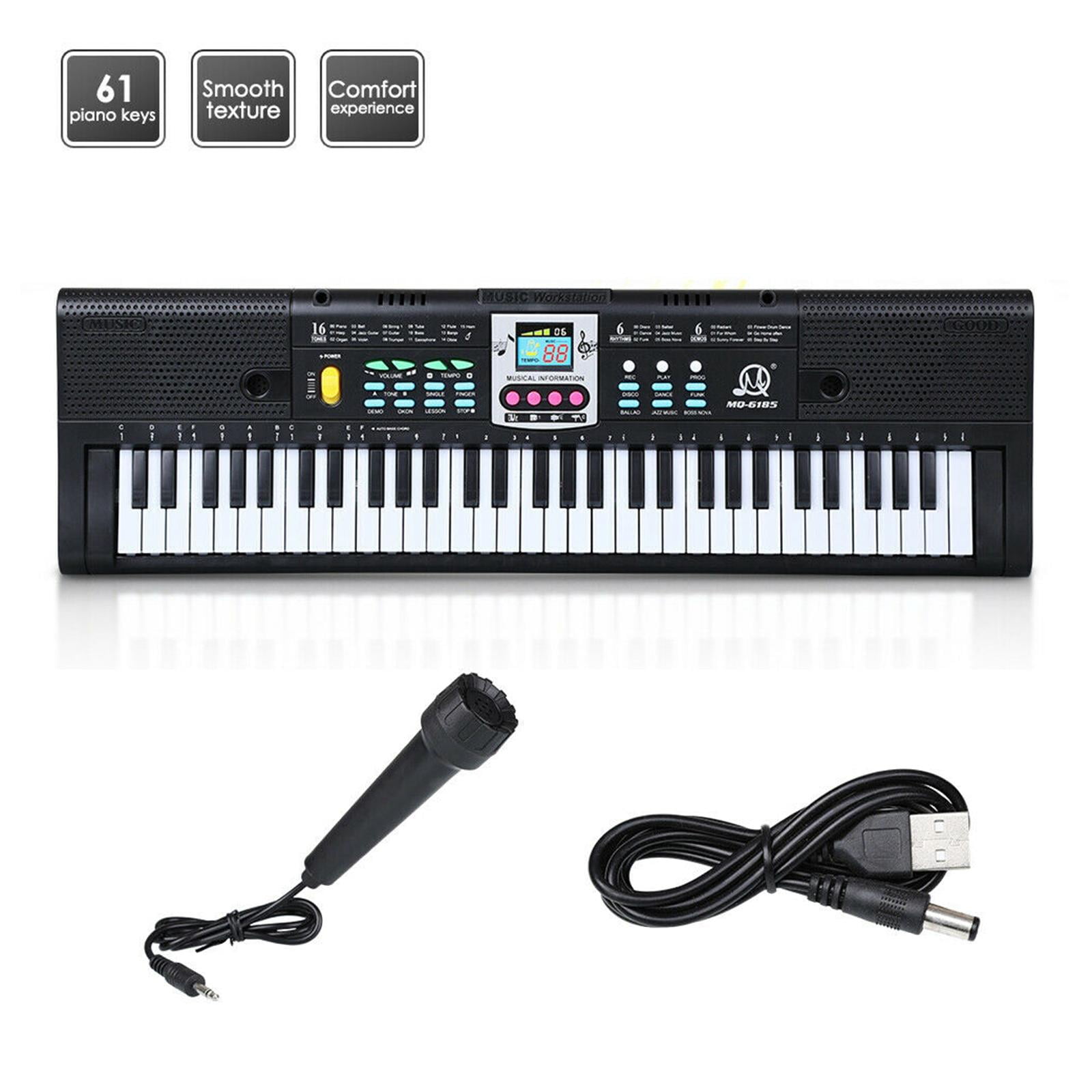 LeeQinersw 61 Keys Digital Music Electronic Keyboard Key Board Electric Gift