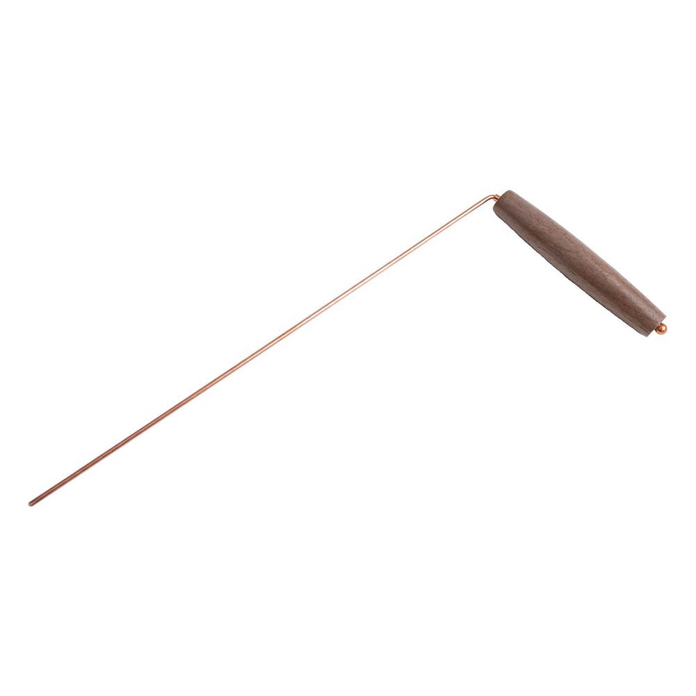 2Pcs Pure Copper Metal Detector Rods for Divination Treasure Hunting Tools