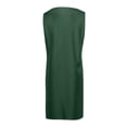 thumbnail image 4 of Vestido sin mangas con bolsillos para mujer - Silueta A informal, cuello redondo, tallas S-XXL, 4 of 4