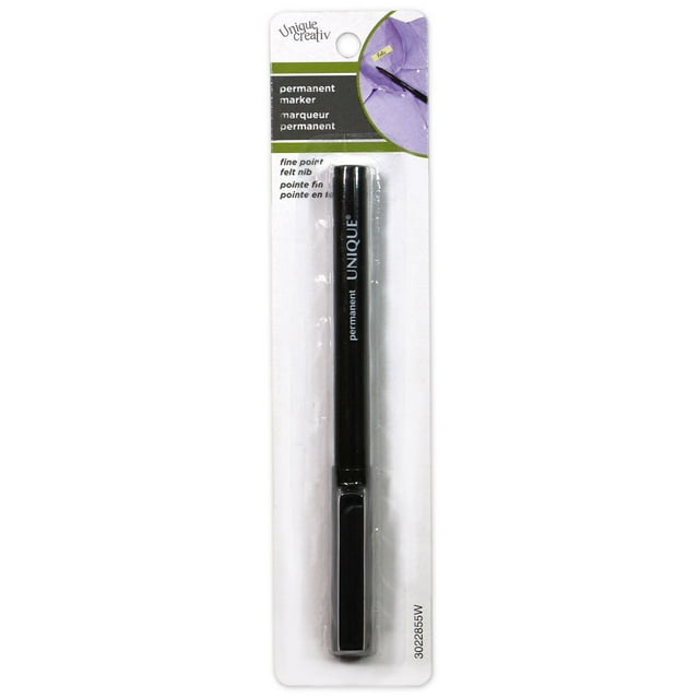 UNIQUE SEWING Permanent Marker - Fine Tip - Black