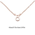 thumbnail image 4 of Collar de la amistad Minnieouse con colgante de tarjeta de presentación oro rosa Tauro Type3 NO3, 4 of 6