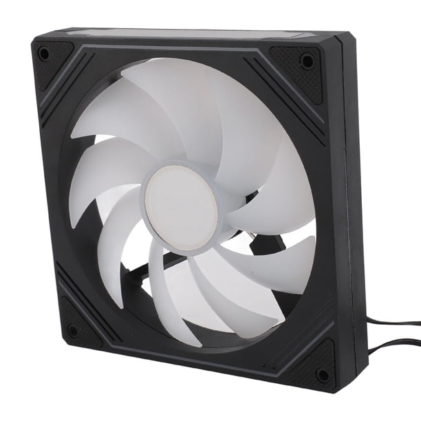 Ventiladores De Caja ARGB, Ventilador De Computadora Silencioso Ventilador De Chasis ARGB LED ARGN De 5 V Y 3 Pines, Ventilador De Caja De 140 X 140 X 25 Mm Para
