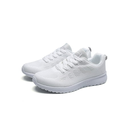 

Fangasis Men Women Breathable Mesh Shoes Lace up Sneakers Trainers Athletic Running Shoes