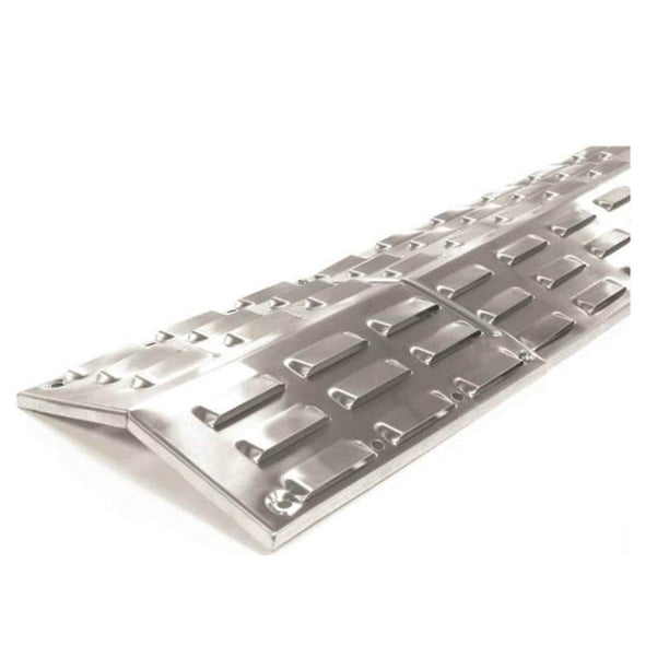 GrillPro 92375 Porcelain Covered Heat Plate, Stainless Steel
