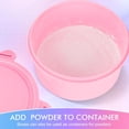thumbnail image 5 of WSYUB Extra-Large Body Powder Puff - 6 Inch Ultra Soft Fluffy Velour Powder Puff, Pink, 5 of 7