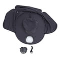 thumbnail image 2 of Sombrero De Ala Ancha Para El Sol Con Ventilador Solar, Sombrero De Pesca Al Aire Libre De 3 Velocidades De Viento, Carga Solar Y USB, Sombrero De Cubo Para El Sol Para Hombres, 2 of 7
