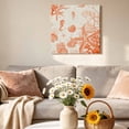 thumbnail image 6 of Canvas Wall Art Vintage Starfish Canvas Art Print Coral Seahorse Shell Pictures Wall Decor for Living Room Bedroom Artwork Decorations Stretched Framed Ready to Hang 8"x8", 6 of 9