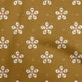 thumbnail image 1 of oneOone Tissu en Coton Blanc Cambrique à Fleurs pour Robe, Tissu Imprimé au Mètre 56 Pouces de Large, 1 of 4
