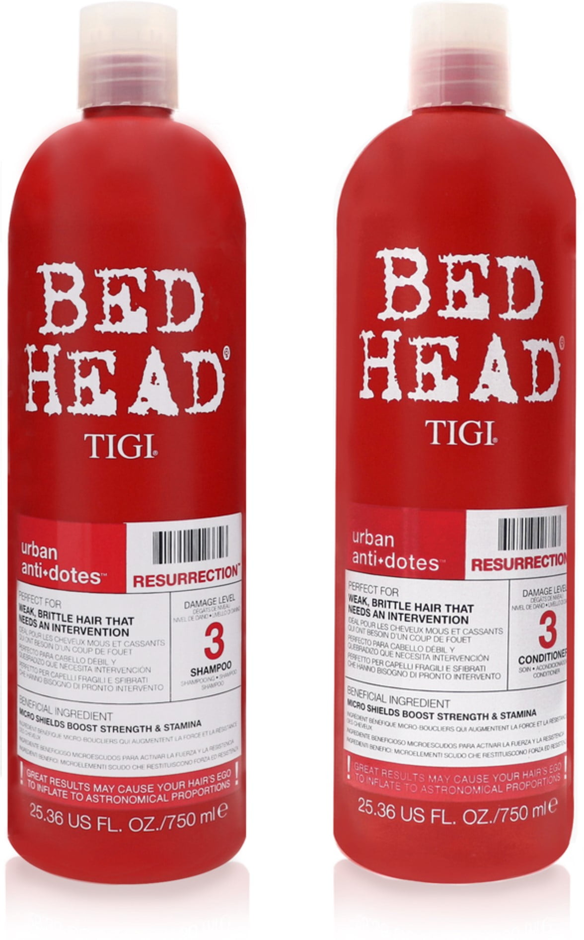 Pack Bed Head By Tigi Repair Shampoo And Conditioner Set Walmart