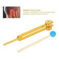 thumbnail image 5 of 2X Aluminum Alloy Tuning Forks,111Hz Tuning Fork with Hammers for Nervous System Testing Sound Healing Therapy,Gold, 5 of 8