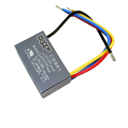 

HQRP Capacitor for Hampton Bay Ceiling Fan 3uf+3.5uf+6uf 4-Wire