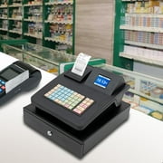 Wuzstar Cash Register With Drawer 48 Keys Electronic Cash Register POS with LED Display