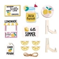 thumbnail image 3 of TIELUTT Summer Fruit Style Mini Country Farm Layered Tray Metal Coffee Bar Sign Wooden Two Tier Tray Coffee Kitchen Decorations Theme Holiday Tier Serving Tray Decorations for the Kitchen Table, 3 of 8