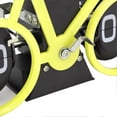 thumbnail image 3 of Vintage Bicycle Flip Desk Clock, Mechanical Retro Battery Powered with Timer and Snooze for Office Home, Yellow, 3 of 4